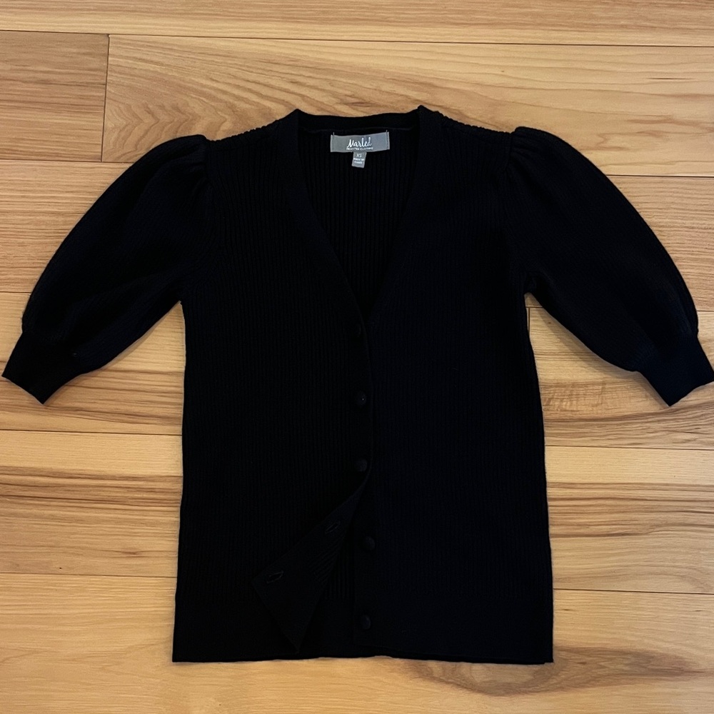 Marled by Reunited Clothing Black Cardigan XS
